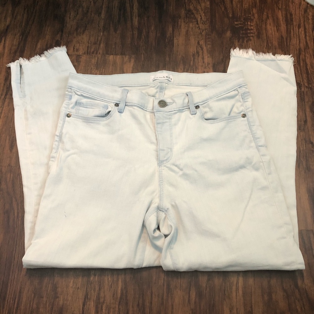 LOFT Light Wash Cropped Jeans
